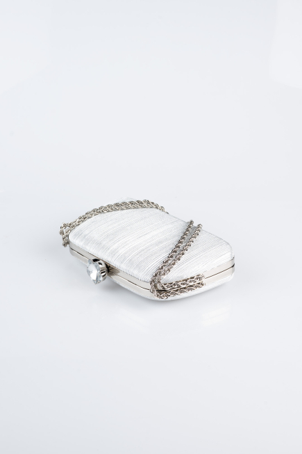Silver Laser Cut Night Bag SH860