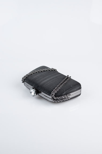 Black Laser Cut Night Bag SH860