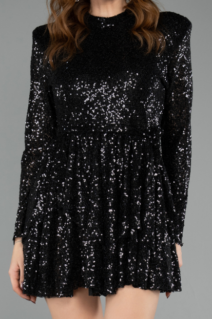 Short Black Party Dress ABK2480