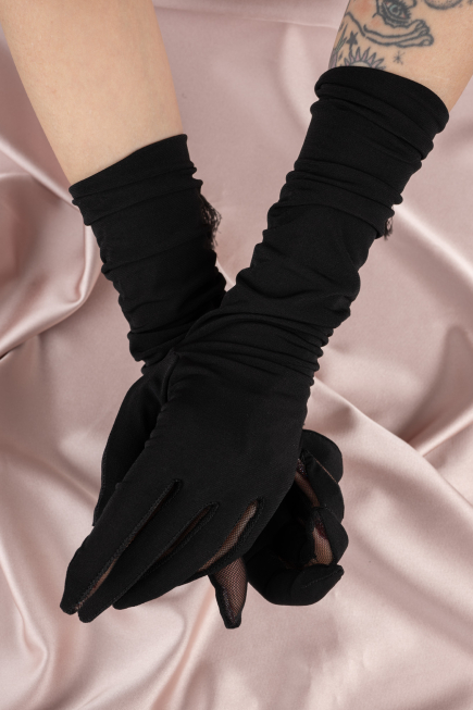 Black Bridal Glove SD5300
