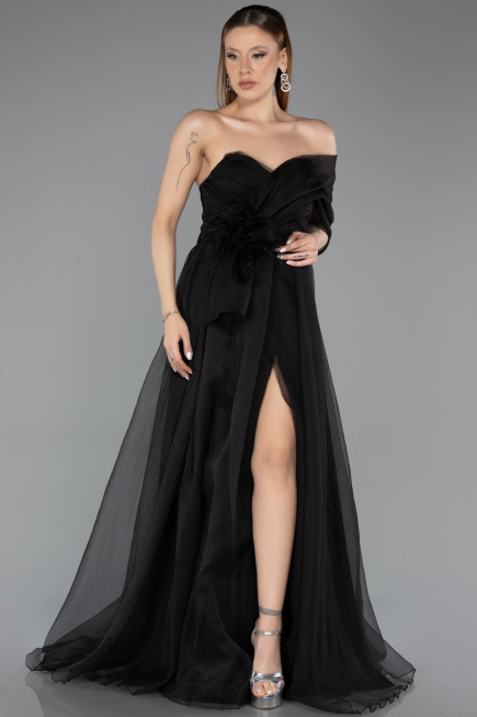 Long Black Evening Dress ABU5528