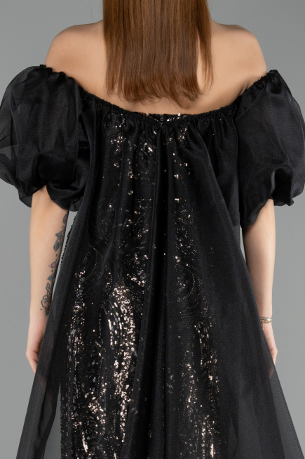 Long Black Evening Dress ABU5537