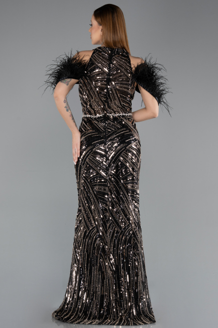 Long Black Evening Dress ABU5538