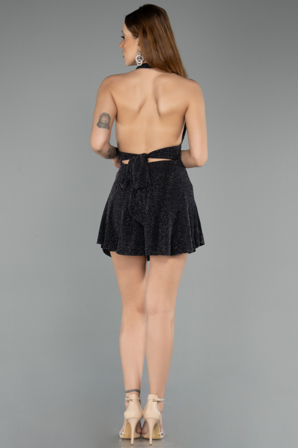 Mini Black Cocktail Dress ABK2490