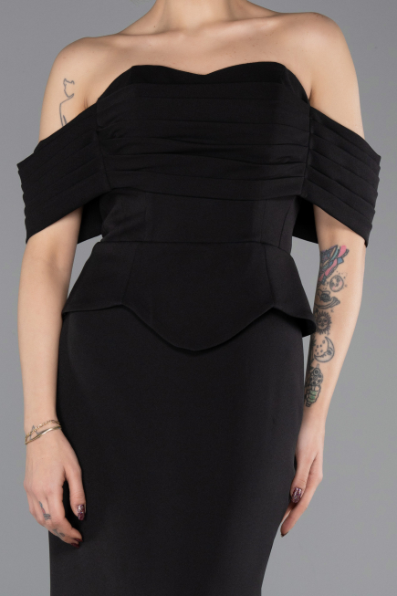 Long Black Evening Dress ABU5559