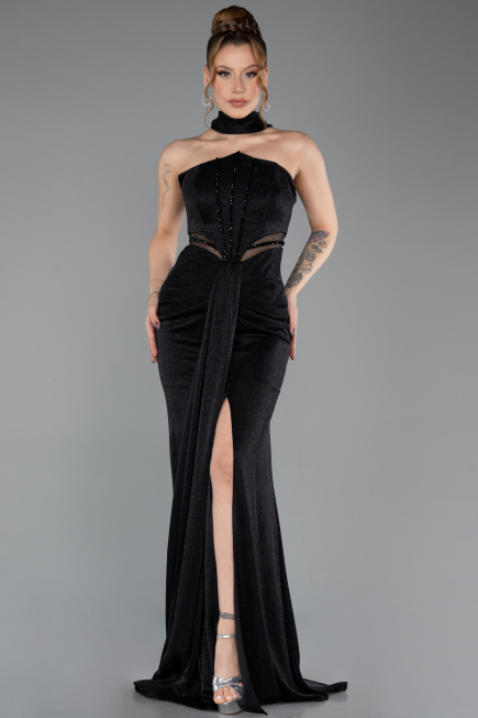 Long Black Evening Dress ABU5560