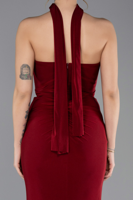 Long Burgundy Evening Dress ABU5561