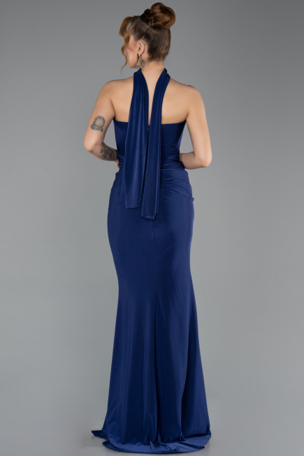 Long Navy Blue Evening Dress ABU5561