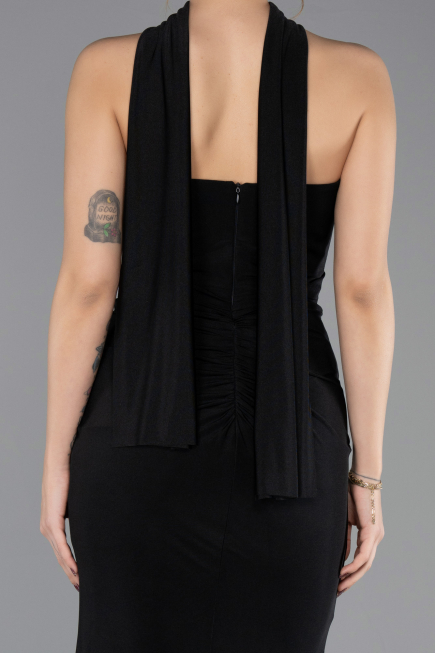 Long Black Evening Dress ABU5561