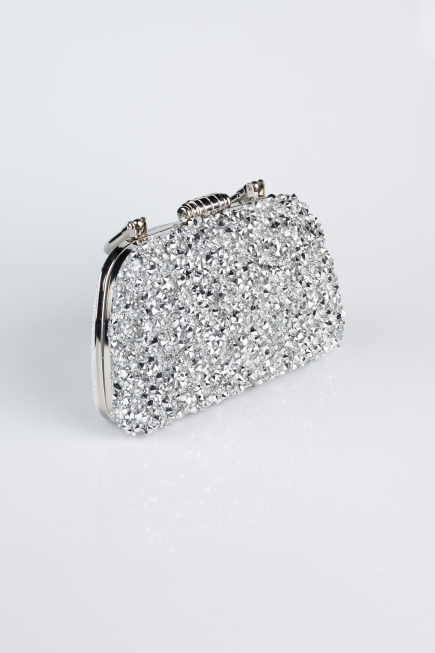 Silver Stony Night Bag SH839