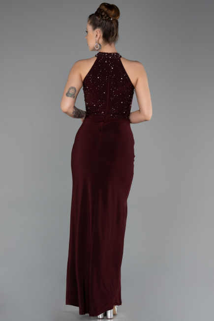 Long Burgundy Evening Dress ABU5593