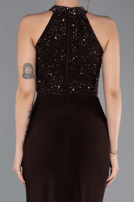 Long Brown Evening Dress ABU5593