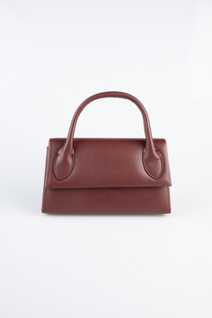 Burgundy Leather Night Bag KC163