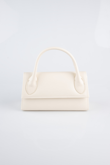 Cream Leather Night Bag KC163