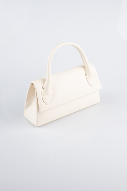 Cream Leather Night Bag KC163