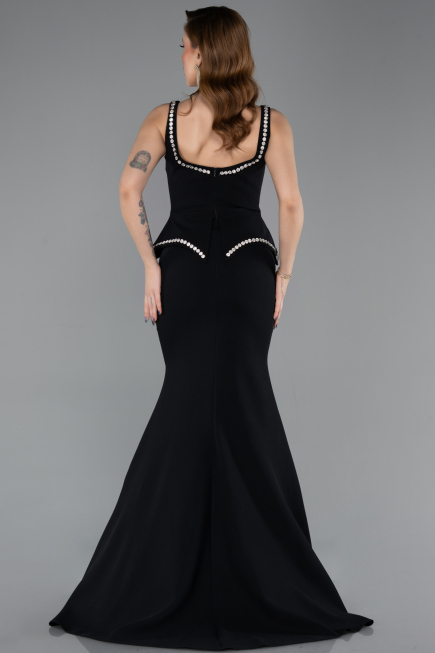 Long Black Mermaid Prom Dress ABU5597