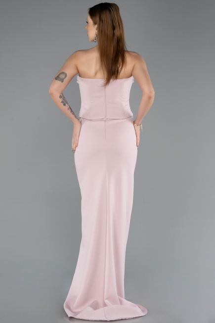 Long Powder Color Evening Dress ABU5610