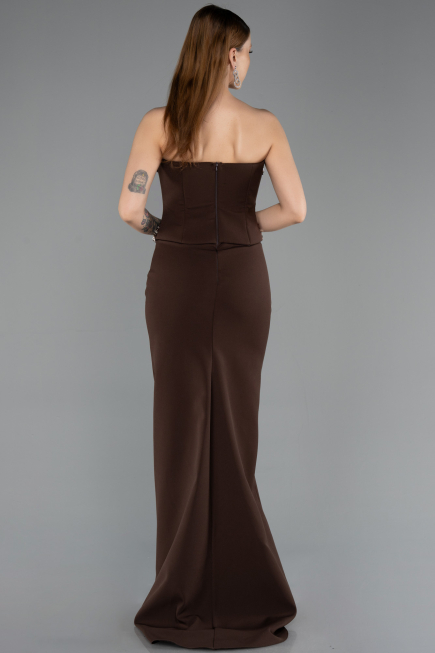 Long Brown Evening Dress ABU5610