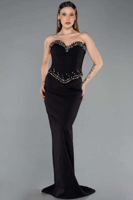 Long Black Evening Dress ABU5610