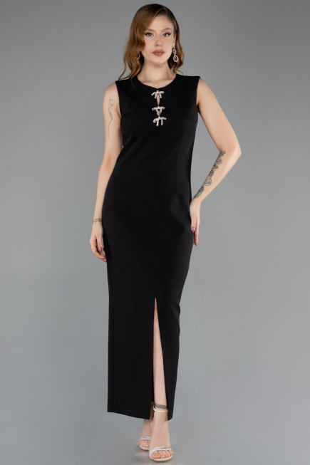 Short Black Evening Dress T2563