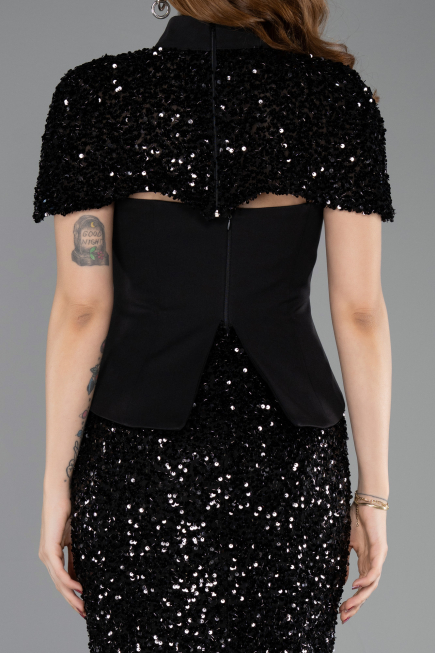 Long Black Evening Dress ABU5640