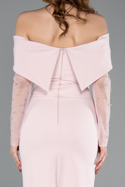 Midi Powder Color Cocktail Dress ABK2522