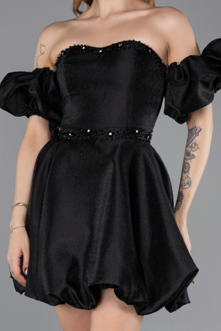 Mini Black Party Dress ABK2512