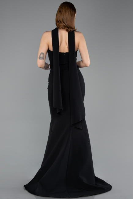 Long Black Mermaid Evening Gown ABU5627