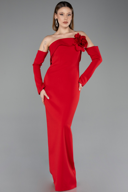 Long Red Evening Dress ABU5629
