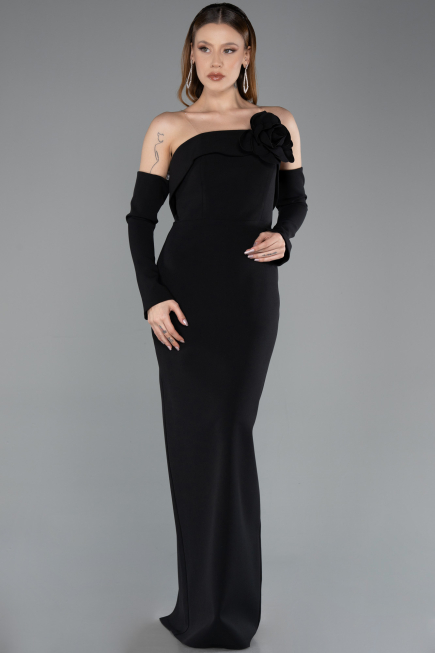 Long Black Evening Dress ABU5629