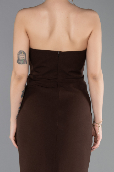 Long Brown Mermaid Prom Dress ABU5680
