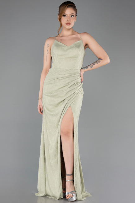 Long Mint Dantelle Prom Gown ABU5719