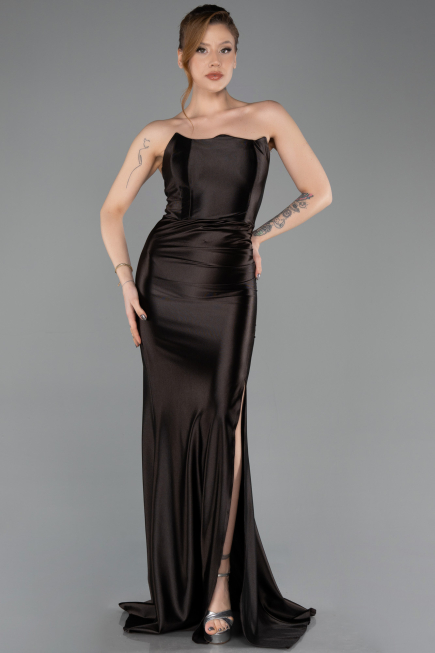 Long Brown Prom Gown ABU5707