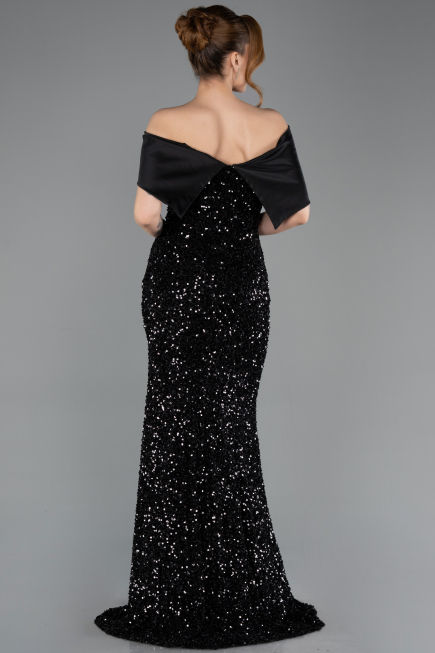 Long Black Evening Dress ABU5711