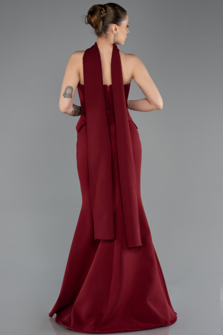 Long Burgundy Evening Dress ABU5735