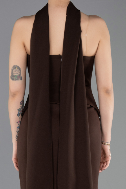 Long Brown Evening Dress ABU5735