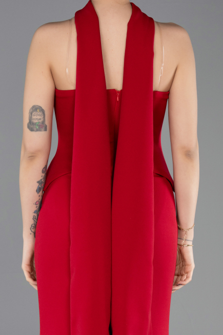 Long Red Evening Dress ABU5735