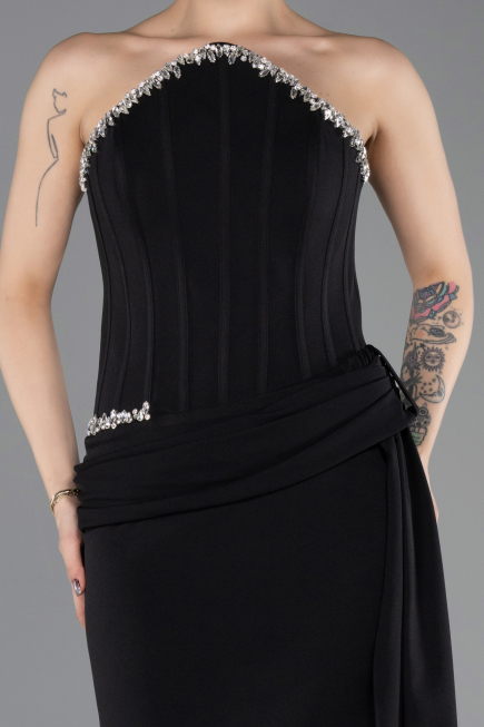Long Black Evening Dress ABU5737