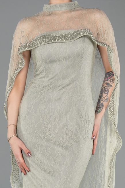 Long Mint Dantelle Evening Dress ABU5739