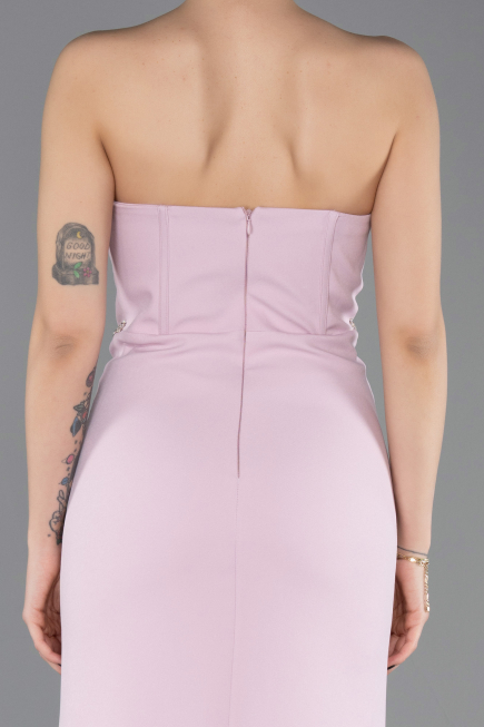 Long Powder Color Evening Dress ABU5747