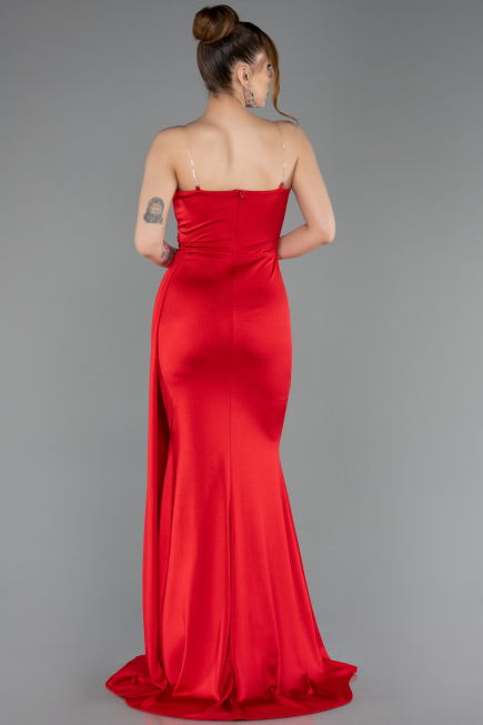 Long Red Prom Gown ABU5746