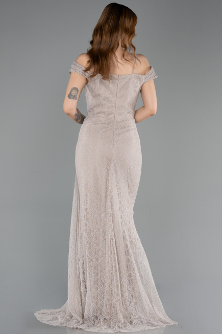 Long Mink Dantelle Evening Dress ABU5841