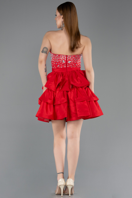Short Red Party Dress ABK2560