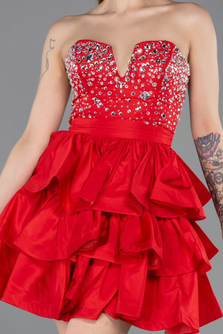 Short Red Party Dress ABK2560