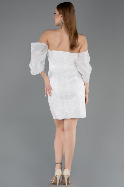 Short White Cocktail Dress ABK2563