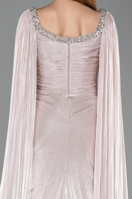Long Mink Chiffon Evening Dress ABU5868