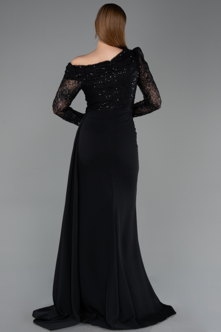 Long Black Evening Dress ABU5893