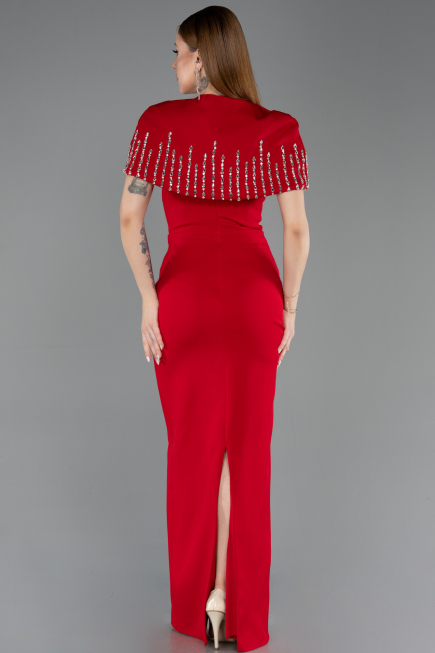 Long Red Evening Dress ABU5889