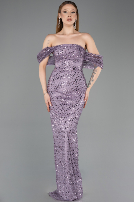 Long Lila Scaly Evening Dress ABU5886
