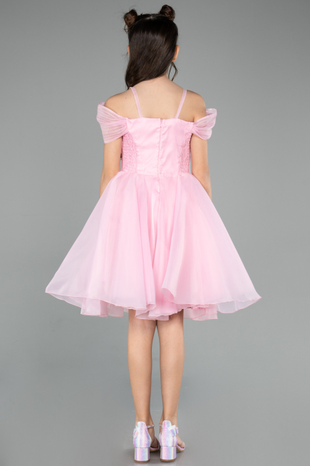 Short Pink Girl Dress ABK2566